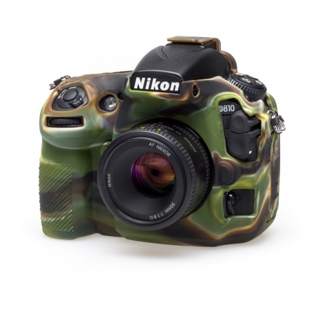 EasyCover Protection Silicone pour Nikon D810 Militaire