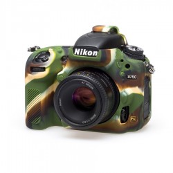 EasyCover Protection Silicone pour Nikon D750 Militaire