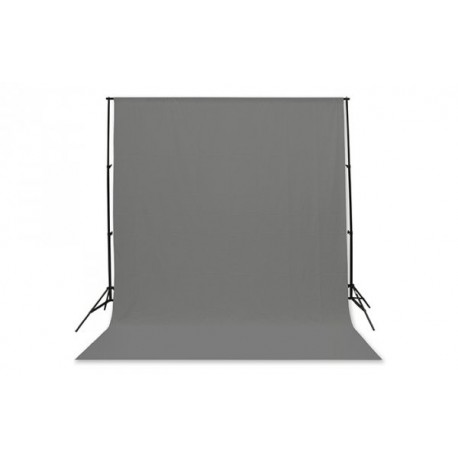 Kit Fond de Studio Gris en coton 3x6m + Support