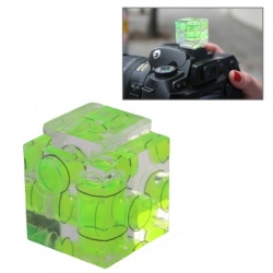 Triple Axis Bubble Spirit Level on Camera Hot Shoe 3D