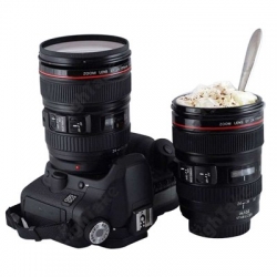 Plastic Simulation Dummy Zoom Lens (EF24-105mm G/ 4 USM) Coffee Cup Mug