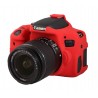 EasyCover Protection Silicone pour Canon 750D / T6i Rouge
