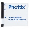 Phottix batterie rechargeable Phottix Titan NB-8L pour Canon