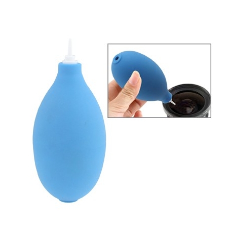 Rubber mini Air Dust Blower Cleaner for Camera Lens (Blue)
