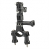 Dazzne Bicycle Bar Mount Holder with 3 Way for GoPro