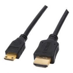 Câble HDMI 0,75m Mâle - Mini Mâle plaqué Or