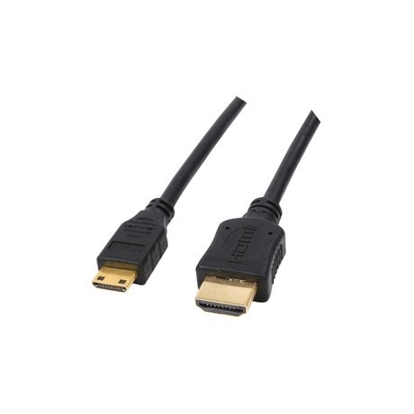Câble HDMI 0,75m Mâle - Mini Mâle plaqué Or