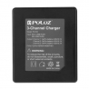 PULUZ 3-channel Battery Charger for GoPro HERO4 (AHDBT-401)
