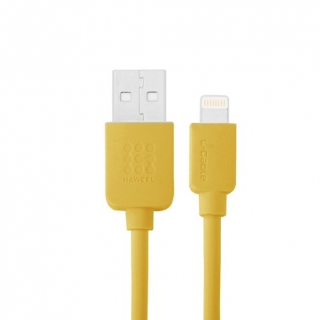 Haweel Câble USB Iphone 5/6, Ipad Yellow