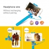 Haweel Selfie Stick pour iOS & Android Bleu