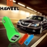 HAWEEL Dual USB Ports Car Charger for iPhone, Samsung Orange