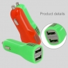 HAWEEL Dual USB Ports Car Charger for iPhone, Samsung Orange