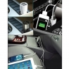 Haweel Dual USB Chargeur voiture Iphone, Samsung Orange