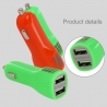 HAWEEL Dual USB Ports Car Charger for iPhone, Samsung Green