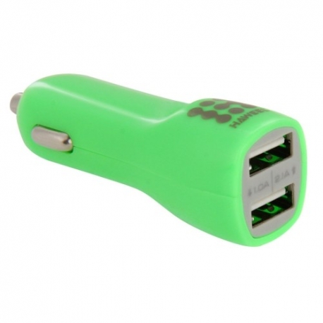 HAWEEL Dual USB Ports Car Charger for iPhone, Samsung Green