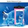 HAWEEL Transparent Universal Waterproof Bag for iPhone, Samsung Blue