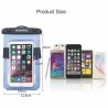 HAWEEL Transparent Universal Waterproof Bag for iPhone, Samsung Blue