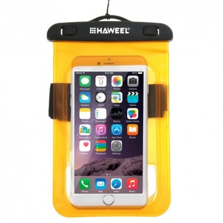 Haweel Housse Etanche Iphone, Samsung...Orange