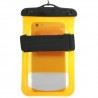 HAWEEL Transparent Universal Waterproof Bag for iPhone, Samsung Orange
