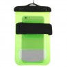 HAWEEL Transparent Universal Waterproof Bag for iPhone, Samsung Green