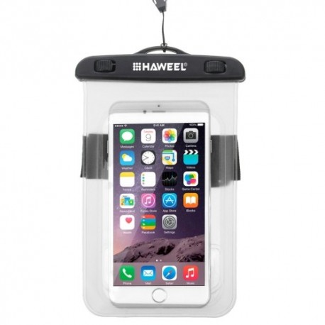 HAWEEL Transparent Universal Waterproof Bag for iPhone, Samsung Transparent