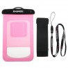 HAWEEL Transparent Universal Waterproof Bag for iPhone, Samsung Pink