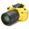 EasyCover Protection Silicone pour Nikon D5200 Jaune