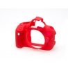 EasyCover Protection Silicone pour Canon 650D / 700D / T4i / T5i Rouge