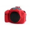 EasyCover Protection Silicone pour Canon 650D / 700D / T4i / T5i Rouge