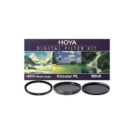 Hoya 37mm Kit Filtres Digital II - UV - Polarisant Circ. - ND8