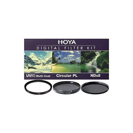 Hoya 40.5 mm Kit Filtres Digital II - UV - Polarisant Circ. - ND8