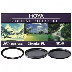 Hoya 46 mm Kit Filtres Digital II - UV - Polarisant Circ. - ND8