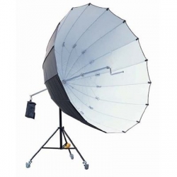 Studio King Jumbo Parapluie + trépied Noir / Blanc 220 cm