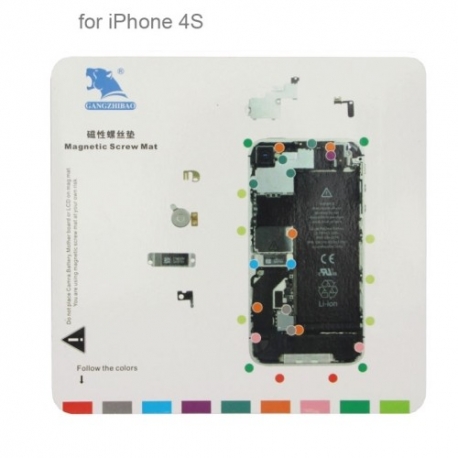 Tapis à vis pour réparation iPhone 4S