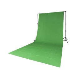 Quadralite Solid Muslin Backdrop Green 2,85mx6m