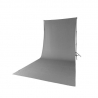 Quadralite Fond de Studio Gris en coton 2,85mx6m