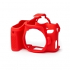 EasyCover Protection Silicone pour Canon 77D Rouge