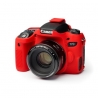 EasyCover Protection Silicone pour Canon 77D Rouge