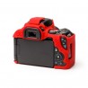 EasyCover Protection Silicone pour Canon 200D / SL2 Rouge