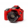 EasyCover Protection Silicone pour Canon 200D / SL2 Rouge