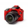 EasyCover Protection Silicone pour Canon 200D / SL2 Rouge