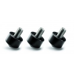 GITZO GSF25 Lot de 3 pieds 25 mm interchangeables, en caoutchouc