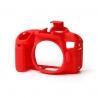 EasyCover Protection Silicone pour Canon 800D Rouge