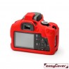 EasyCover Protection Silicone pour Canon 4000D Rouge