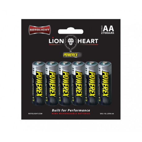 Rotolight Lionheart AA de Powerex Pro Pack 6pcs