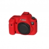 EasyCover Protection Silicone pour Canon 6D Rouge