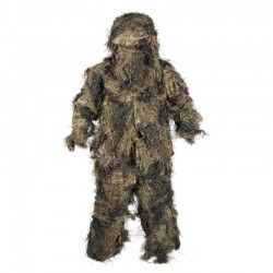 Ghillie Anti Fire 4pcs Woodland M/L