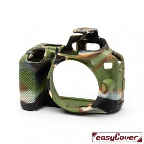 EasyCover Protection Silicone pour Nikon D3500 Militaire