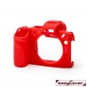 EasyCover Protection Silicone pour Canon R Rouge