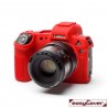 EasyCover Protection Silicone pour Canon R Rouge